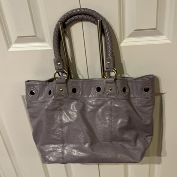 ALDO Mauve Rope Strap Style Soft Handbag with Scarf - Picture 5 of 14